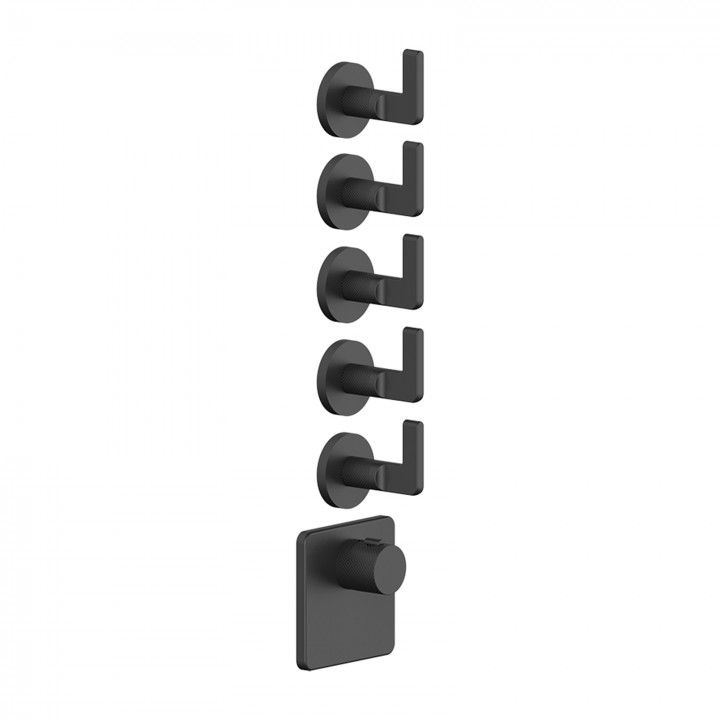 Gessi 58220 parte esterna miscelatore termostatico alta portata a parete linea INCISO- Gessi 58220 parte esterna miscelatore termostatico alta portata a parete linea INCISO-