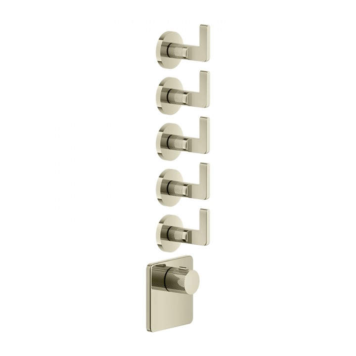 Gessi 58220 parte esterna miscelatore termostatico alta portata a parete linea INCISO-