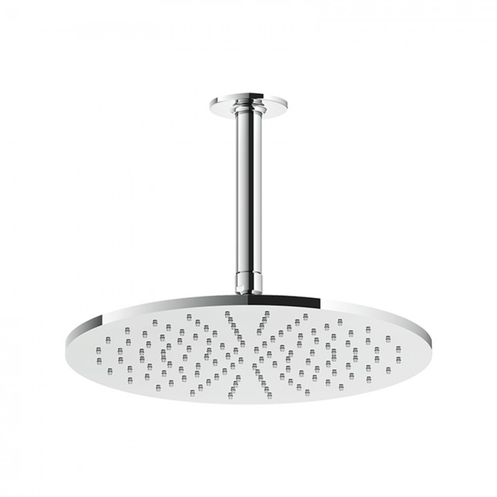 Gessi 58250 soffione anticalcare a soffitto braccio altezza personalizzabile linea INCISO-