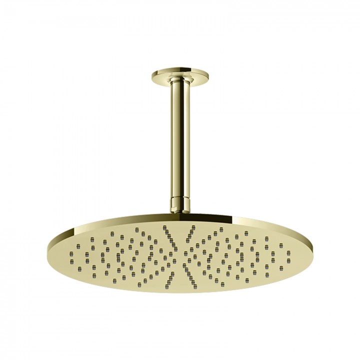 Gessi 58250 soffione anticalcare a soffitto braccio altezza personalizzabile linea INCISO-