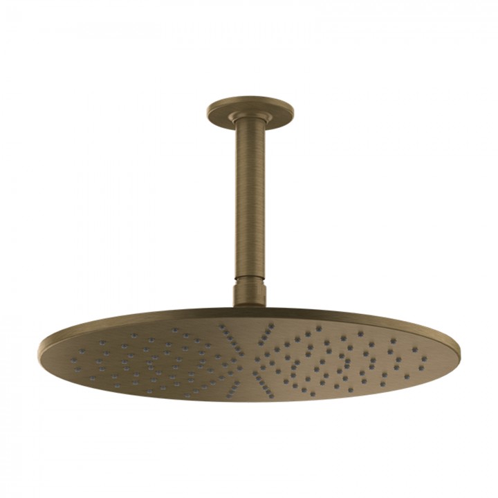 Gessi 58250 soffione anticalcare a soffitto braccio altezza personalizzabile linea INCISO-