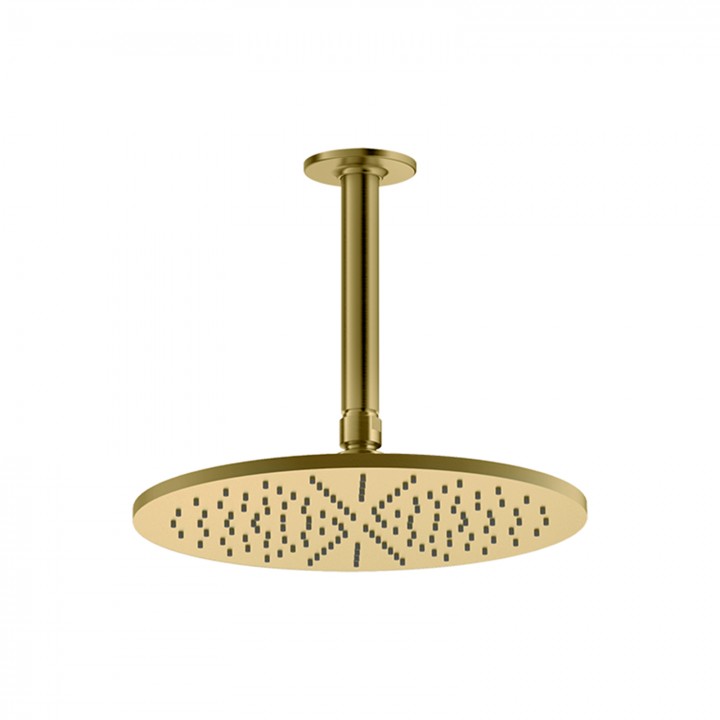 Gessi 58250 soffione anticalcare a soffitto braccio altezza personalizzabile linea INCISO-