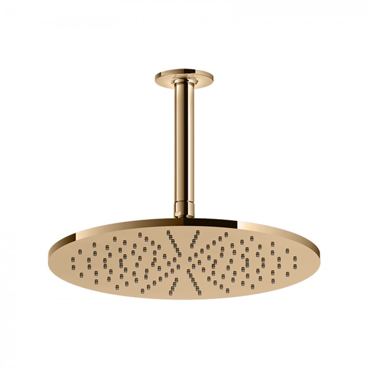 Gessi 58250 soffione anticalcare a soffitto braccio altezza personalizzabile linea INCISO-