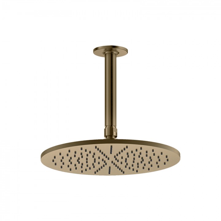 Gessi 58250 soffione anticalcare a soffitto braccio altezza personalizzabile linea INCISO-