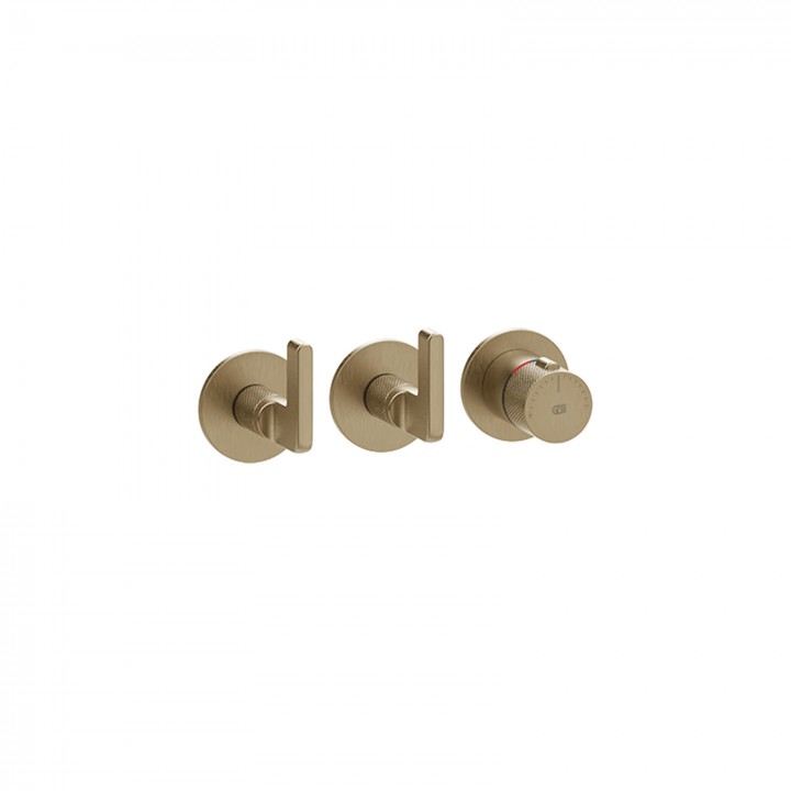Gessi 58334 parte esterna miscelatore termostatico a parete linea INCISO-