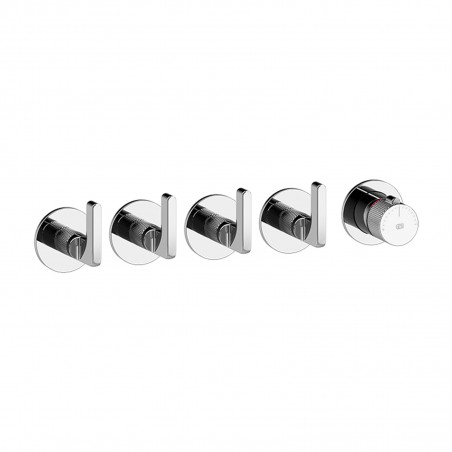Gessi 58338 parte esterna miscelatore termostatico a parete 4 uscite indipendenti linea INCISO-
