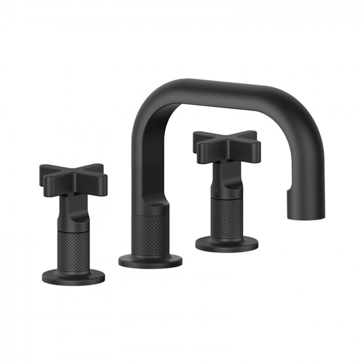 Gessi 58112 gruppo lavabo 3 fori senza scarico con flessibili di collegamento linea INCISO+