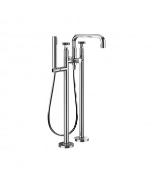 Gessi 58129 parte esterna per piantana esterno vasca con doccetta e deviatore automatico linea INCISO+