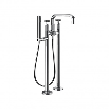 Gessi 58129 parte esterna per piantana esterno vasca con doccetta e deviatore automatico linea INCISO+
