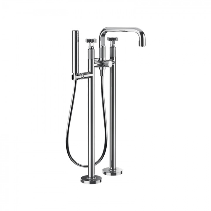 Gessi 58129 parte esterna per piantana esterno vasca con doccetta e deviatore automatico linea INCISO+
