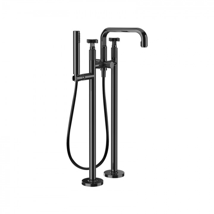 Gessi 58129 parte esterna per piantana esterno vasca con doccetta e deviatore automatico linea INCISO+
