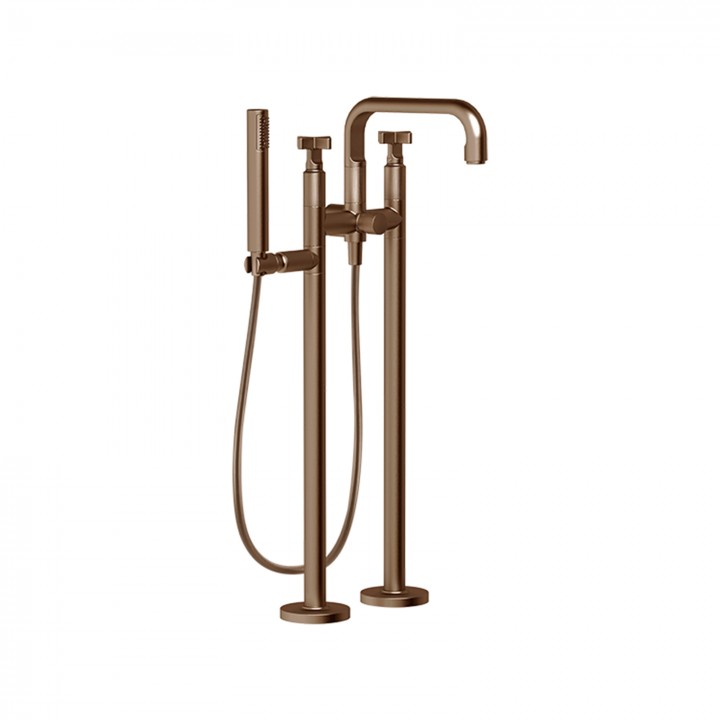 Gessi 58129 parte esterna per piantana esterno vasca con doccetta e deviatore automatico linea INCISO+