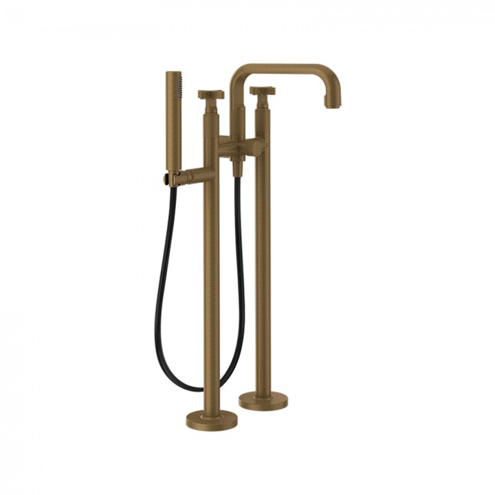 Gessi 58129 parte esterna per piantana esterno vasca con doccetta e deviatore automatico linea INCISO+