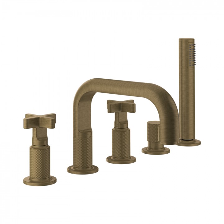 Gessi 58140 gruppo bordo vasca 5 fori linea INCISO+