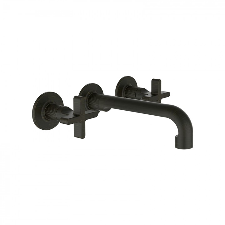 Gessi 58190 parte esterna gruppo lavabo a parete 3 fori bocca media senza scarico linea INCISO+