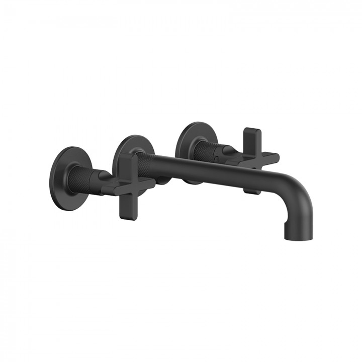 Gessi 58190 parte esterna gruppo lavabo a parete 3 fori bocca media senza scarico linea INCISO+