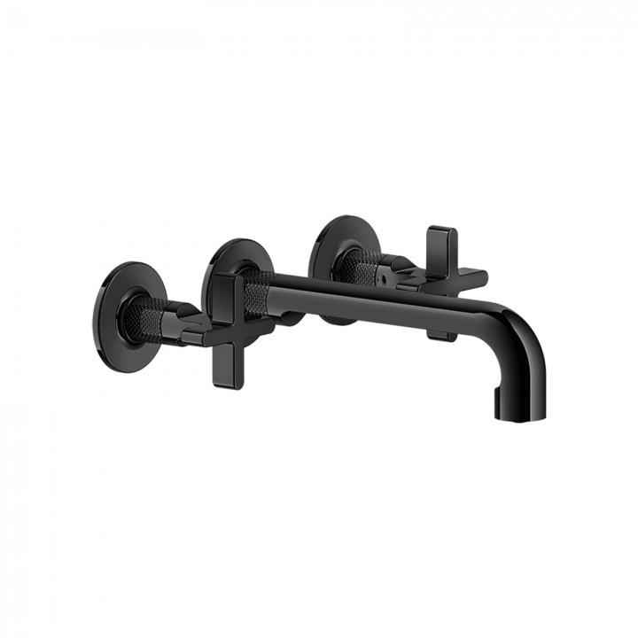 Gessi 58190 parte esterna gruppo lavabo a parete 3 fori bocca media senza scarico linea INCISO+