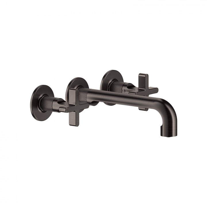 Gessi 58190 parte esterna gruppo lavabo a parete 3 fori bocca media senza scarico linea INCISO+