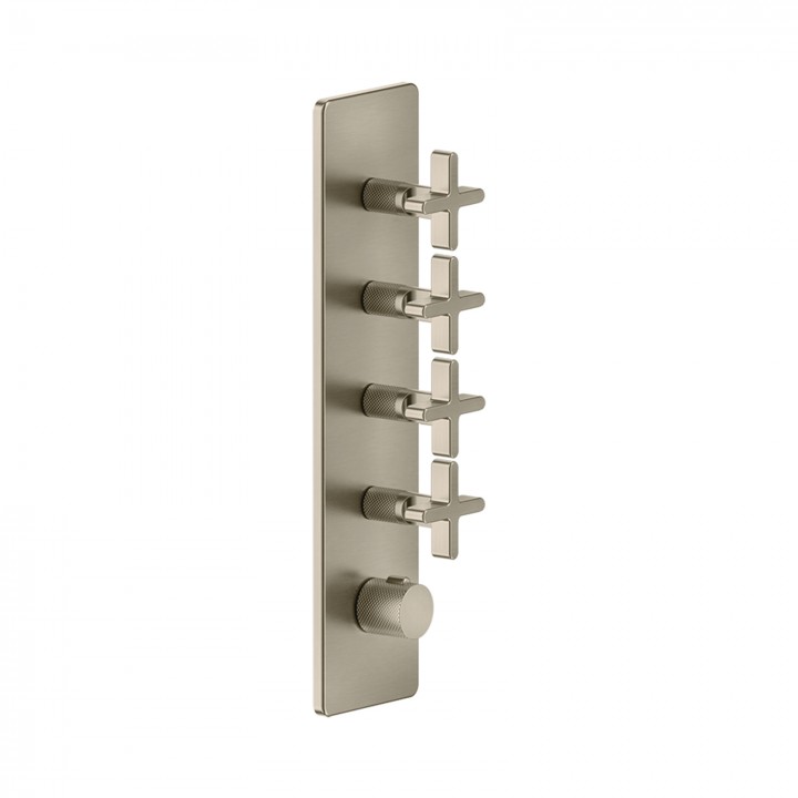 Gessi 58228 parte esterna miscelatore termostatico alta portata a parete 4 uscite indipendenti linea INCISO+ Gessi 58228 parte esterna miscelatore termostatico alta portata a parete 4 uscite indipendenti linea INCISO+