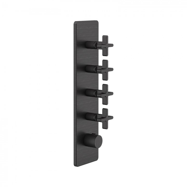 Gessi 58228 parte esterna miscelatore termostatico alta portata a parete 4 uscite indipendenti linea INCISO+ Gessi 58228 parte esterna miscelatore termostatico alta portata a parete 4 uscite indipendenti linea INCISO+