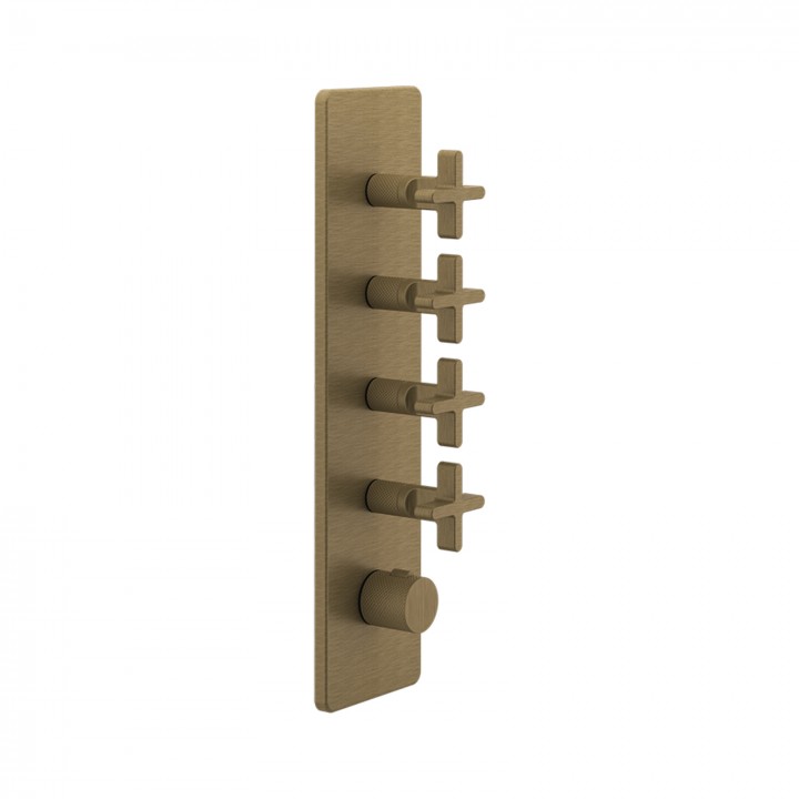 Gessi 58228 parte esterna miscelatore termostatico alta portata a parete 4 uscite indipendenti linea INCISO+ Gessi 58228 parte esterna miscelatore termostatico alta portata a parete 4 uscite indipendenti linea INCISO+
