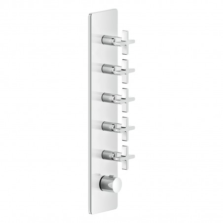 Gessi 58230 parte esterna miscelatore termostatico alta portata a parete 5 uscite indipendenti linea INCISO+