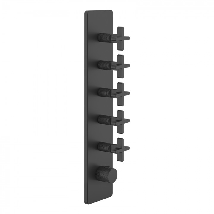 Gessi 58230 parte esterna miscelatore termostatico alta portata a parete 5 uscite indipendenti linea INCISO+