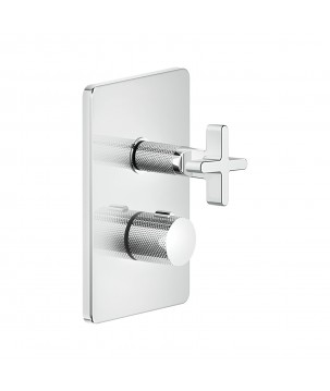 Gessi 58232 parte esterna miscelatore termostatico doccia a parete 1 via linea INCASSO+