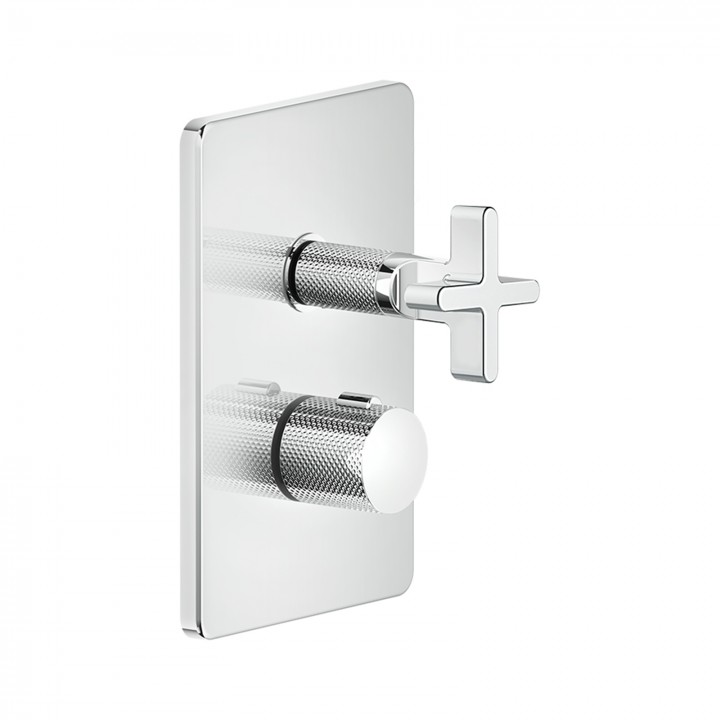 Gessi 58232 parte esterna miscelatore termostatico doccia a parete 1 via linea INCASSO+