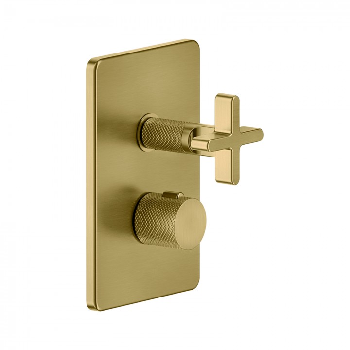 Gessi 58232 parte esterna miscelatore termostatico doccia a parete 1 via linea INCASSO+