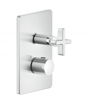 Gessi 58234 parte esterna miscelatore termostatico doccia a parete 2 vie linea INCISO+