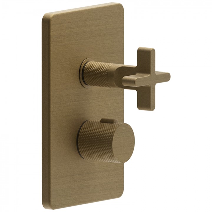 Gessi 58234 parte esterna miscelatore termostatico doccia a parete 2 vie linea INCISO+