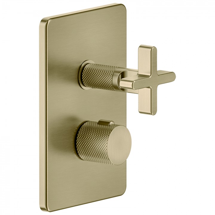 Gessi 58234 parte esterna miscelatore termostatico doccia a parete 2 vie linea INCISO+