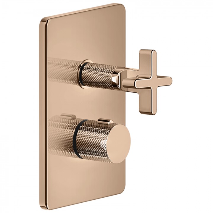 Gessi 58236 parte esterna miscelatore termostatico doccia a parete 3 vie linea INCISO+