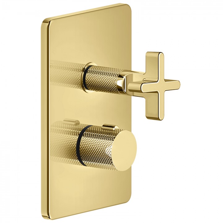 Gessi 58236 parte esterna miscelatore termostatico doccia a parete 3 vie linea INCISO+