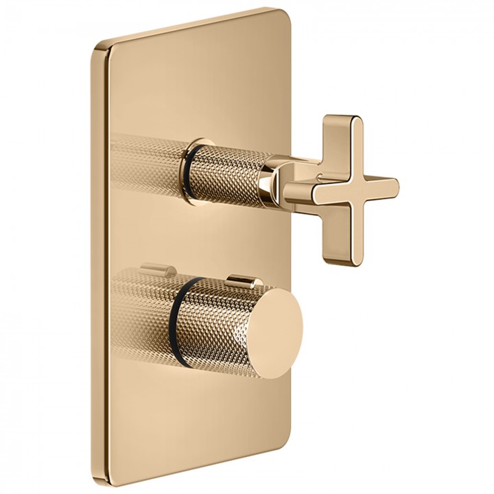 Gessi 58236 parte esterna miscelatore termostatico doccia a parete 3 vie linea INCISO+