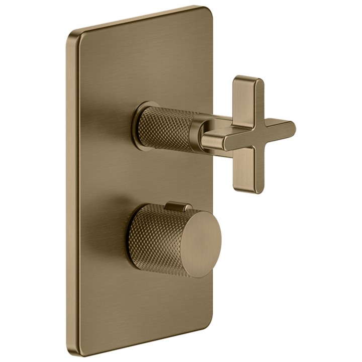 Gessi 58236 parte esterna miscelatore termostatico doccia a parete 3 vie linea INCISO+