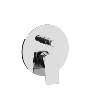 Fratelli Frattini 75010A monocomando incasso doccia con deviatore a pulsante piastra in ABS serie GINGER-ALE