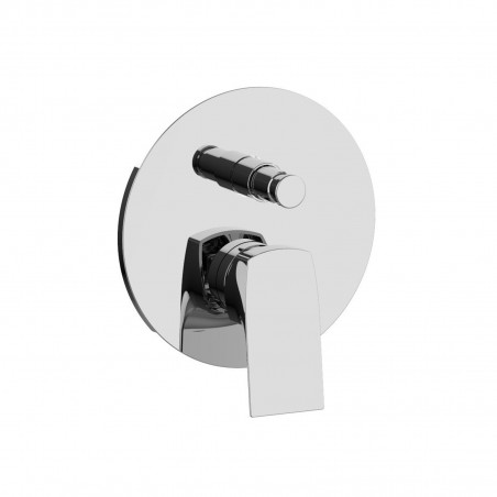 Fratelli Frattini 75010A monocomando incasso doccia con deviatore a pulsante piastra in ABS serie GINGER-ALE