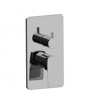 Fratelli Frattini 75541A parte esterna monocomando incasso doccia 2 vie piastra in ABS serie GINGER-ALE