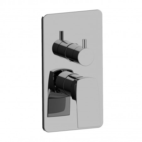 Fratelli Frattini 75541A parte esterna monocomando incasso doccia 2 vie piastra in ABS serie GINGER-ALE