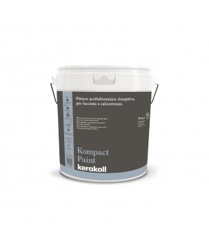 Kerakoll KOMPACT PAINT pittura riempitiva idrorepellente decorazione protezione facciate e calcestruzzo BIANCO