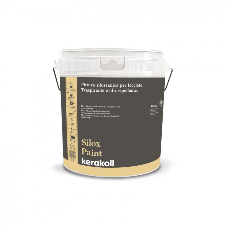 Kerakoll SILOX PAINT pittura silossanica per decorazione e protezione facciate BIANCO