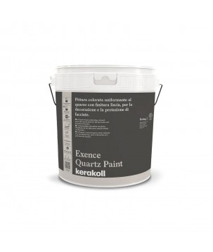 Kerakoll EXENCE QUARTZ PAINT pittura acrilica al quarzo riempitiva decorazione e protezione facciate BIANCO