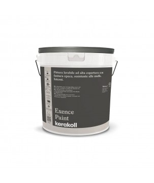 Kerakoll EXENCE PAINT pittura lavabile alta copertura finitura opaca resistente alle muffe per interni BIANCO