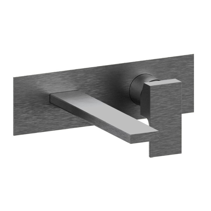Fratelli Frattini 35548 parte esterna visibile batteria lavabo a parete senza scarico piastra in ottone serie VITADUE Fratelli Frattini 35548 parte esterna visibile batteria lavabo a parete senza scarico piastra in ottone serie VITADUE