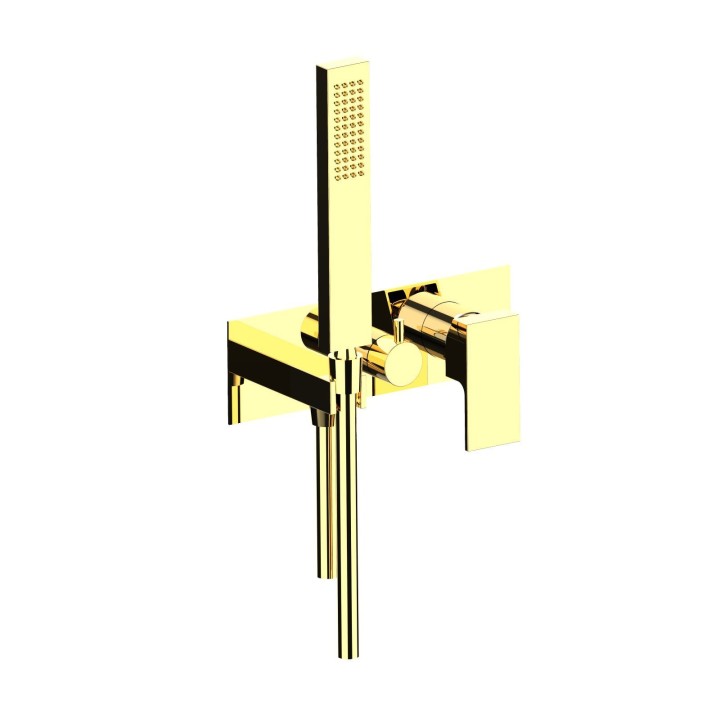 Fratelli Frattini 35529V3 parte esterna visibile monocomando incasso con deviatore 3 vie con doccia fissa a riposo piastra in ottone serie VITADUE Fratelli Frattini 35529V3 parte esterna visibile monocomando incasso con deviatore 3 vie con doccia fissa a riposo piastra in ottone serie VITADUE
