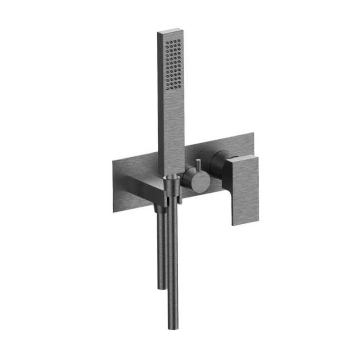 Fratelli Frattini 35529V3 parte esterna visibile monocomando incasso con deviatore 3 vie con doccia fissa a riposo piastra in ottone serie VITADUE Fratelli Frattini 35529V3 parte esterna visibile monocomando incasso con deviatore 3 vie con doccia fissa a riposo piastra in ottone serie VITADUE