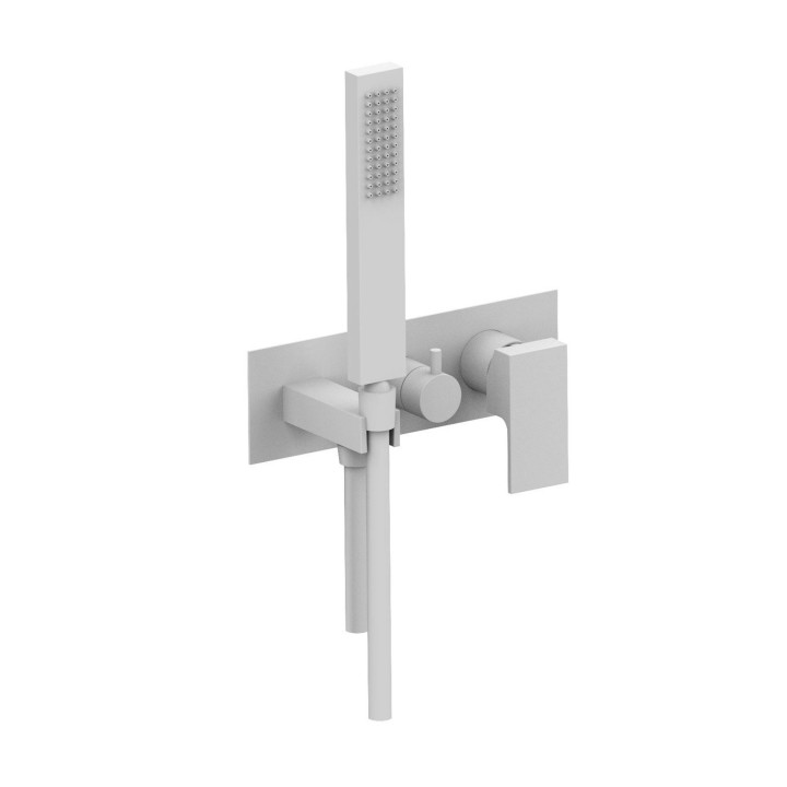 Fratelli Frattini 35529V3 parte esterna visibile monocomando incasso con deviatore 3 vie con doccia fissa a riposo piastra in ottone serie VITADUE Fratelli Frattini 35529V3 parte esterna visibile monocomando incasso con deviatore 3 vie con doccia fissa a riposo piastra in ottone serie VITADUE