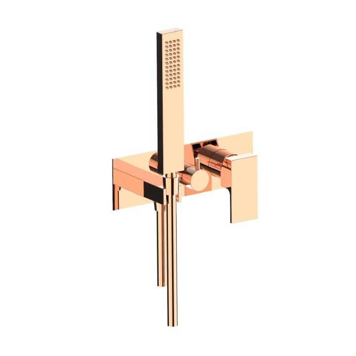 Fratelli Frattini 35529V3 parte esterna visibile monocomando incasso con deviatore 3 vie con doccia fissa a riposo piastra in ottone serie VITADUE Fratelli Frattini 35529V3 parte esterna visibile monocomando incasso con deviatore 3 vie con doccia fissa a riposo piastra in ottone serie VITADUE